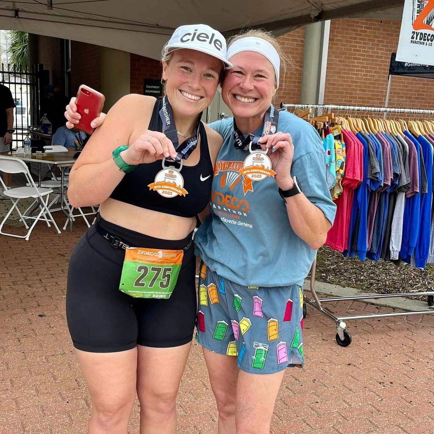 Congratulations to two of our Turkey Trotters! I can&rsquo;t think of any better way to start your day than by running 13.1 miles! Way to go ladies!!!🏃&zwj;♀️