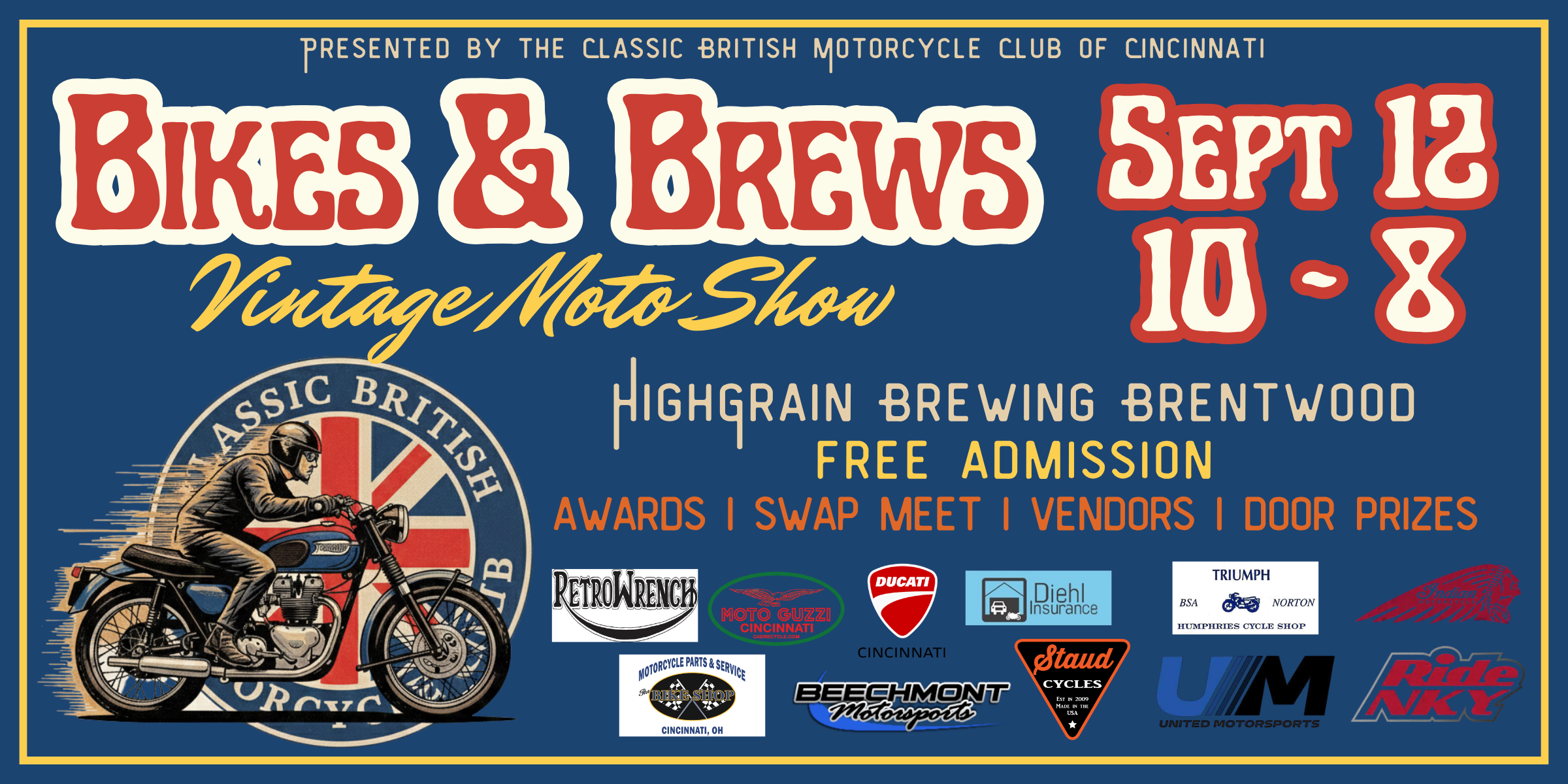 Bikes &amp; brews: Vintage Moto Show