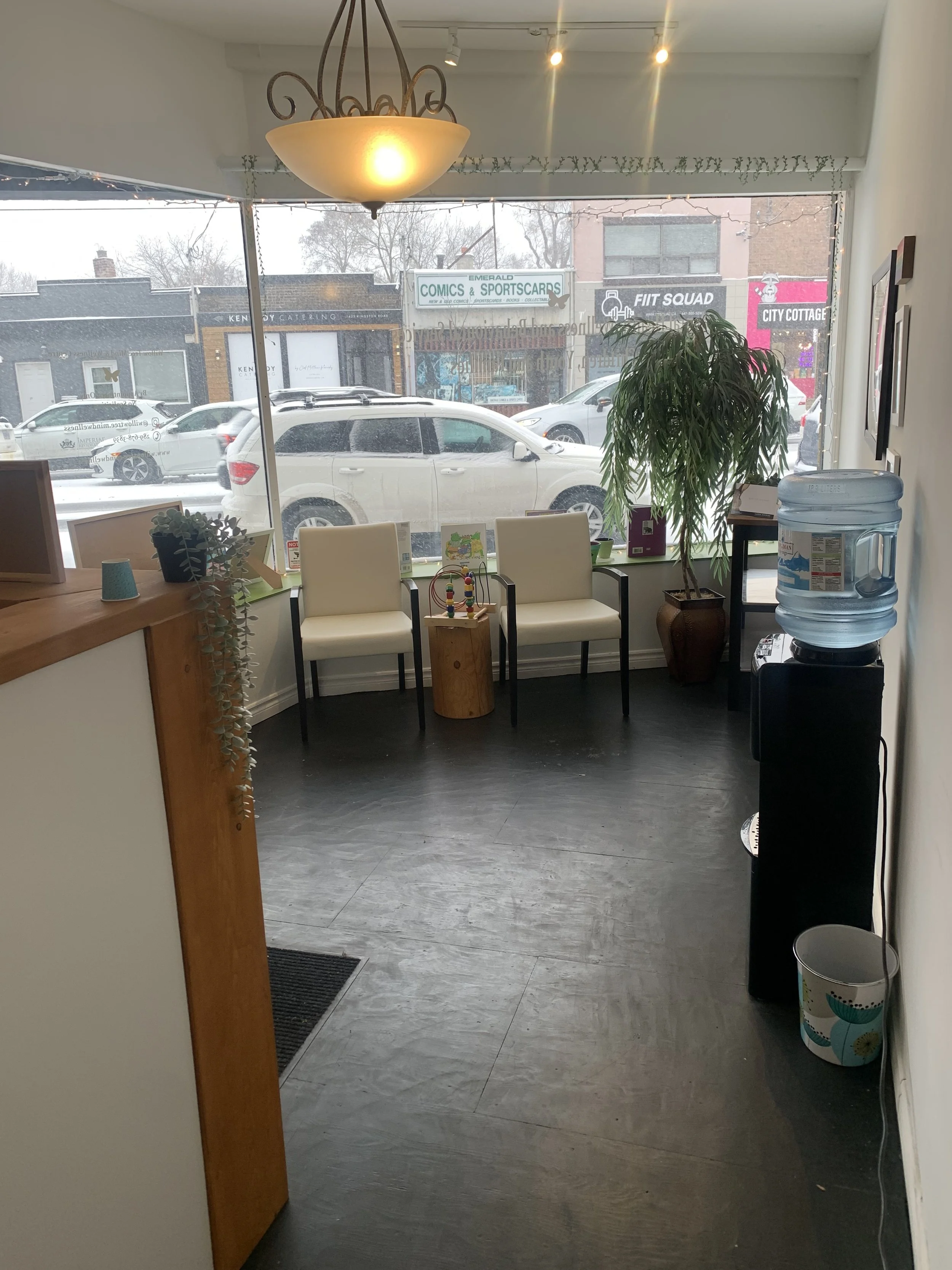 Welcome to our waiting area at Kingston Rd
