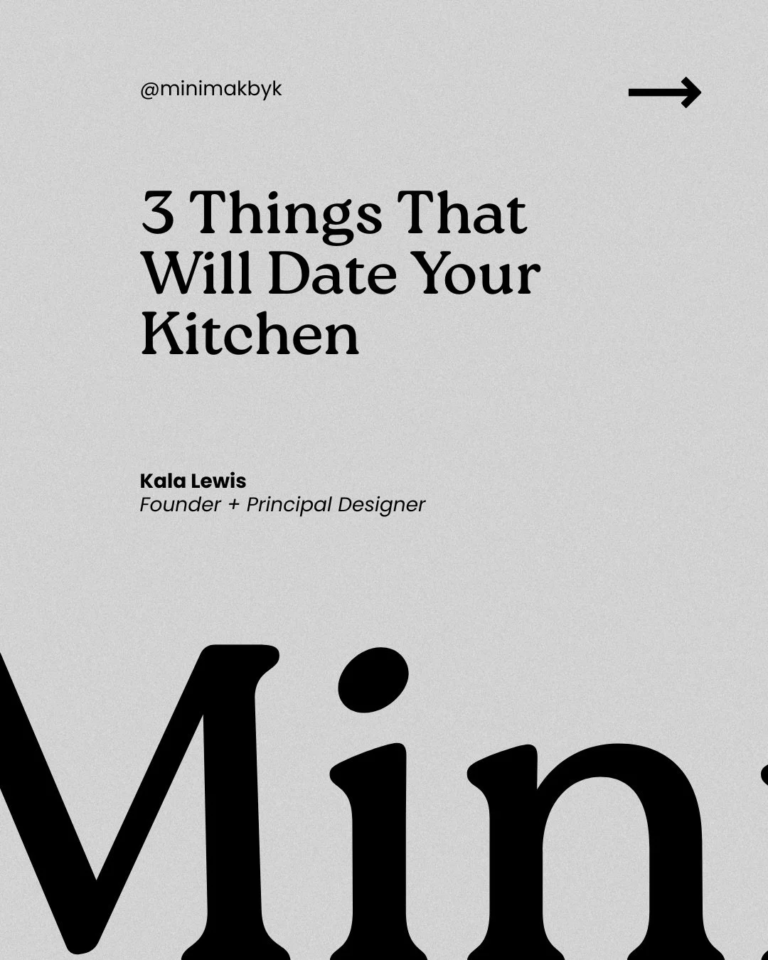 Save this before you start your renovation.

These are the three things I see most often and the three things that age the fastest.

Contrast, restraint, and function. That&rsquo;s the formula.

When you&rsquo;re ready to do it right, you know where 