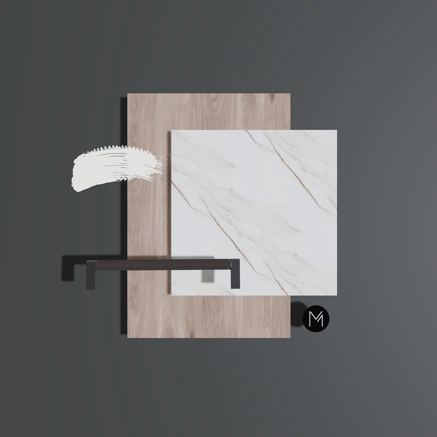 Behind every stunning space is a thoughtful plan! Here&rsquo;s a sneak peek at the material board we created for our latest project.

From sleek, minimalist surfaces to textures that bring warmth and balance, every element is handpicked to evoke harm
