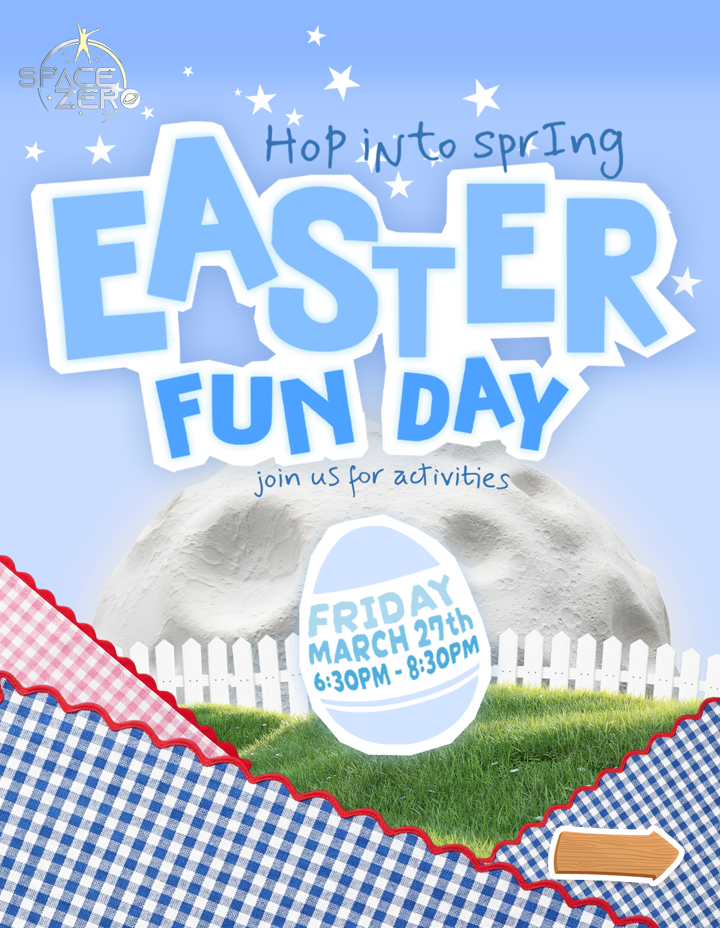 Easter Fun Day!!  Early Bird Special $34 !!