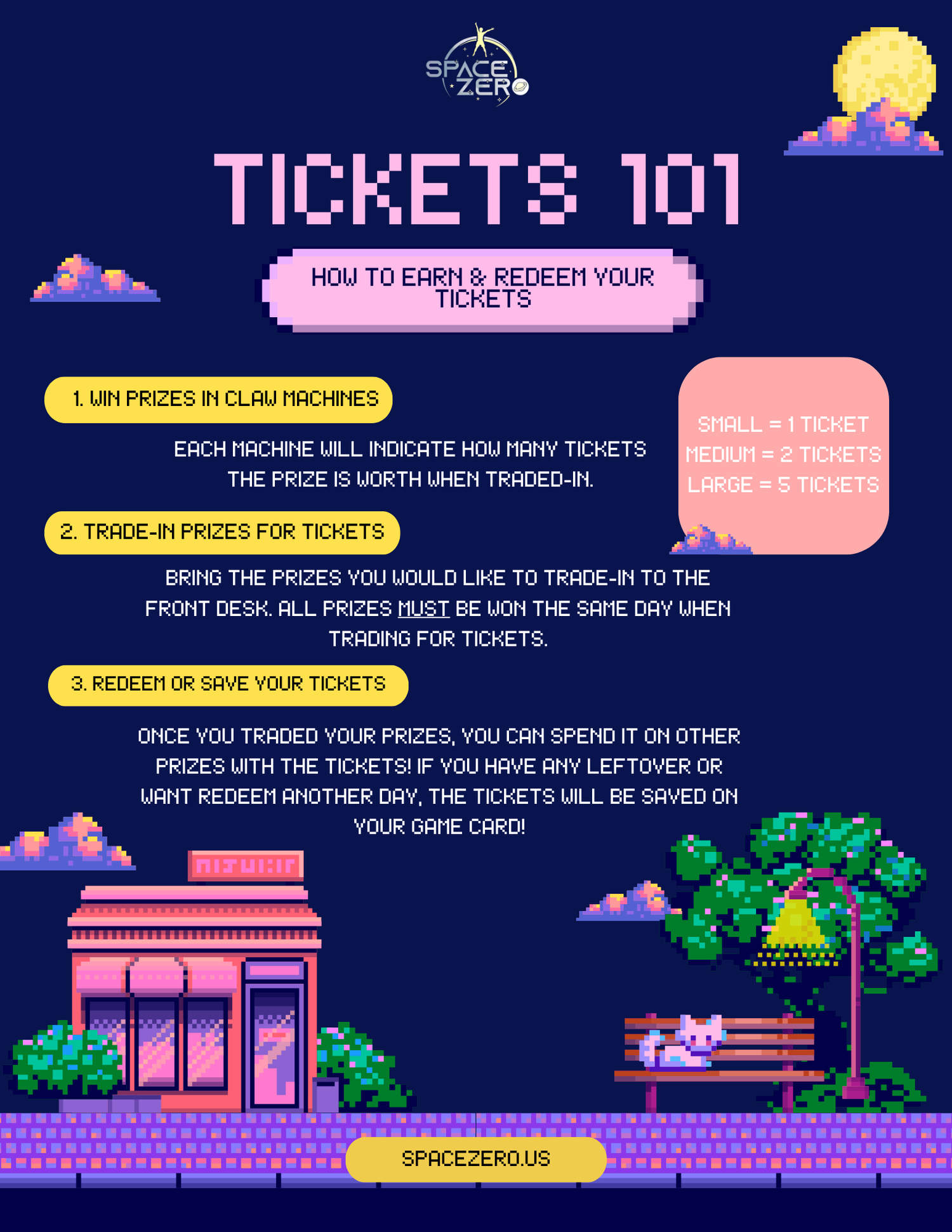 Ticket System — SPACE ZERO
