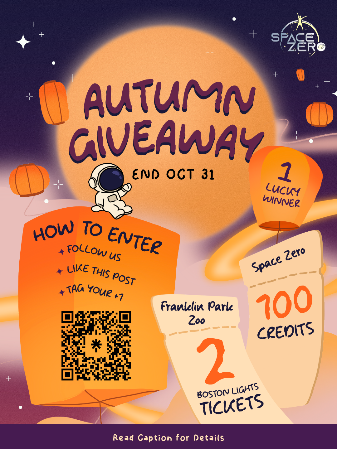 WIN A CHANCE TO GET 2 FREE TICKETS TO BOSTON LIGHTS !! JUST NEED TO FOLLOW, TAG YOUR FRIEND AND LIKE OUR INSTAGRAM POST TO ENTER THE GIVEAWAY. ONE LUCKY WINNER WILL BE ANNOUNCED NOV 1ST.
HURRY !! CHANCE TO ENTER GIVEAWAY ENDS OCT 31ST ! 