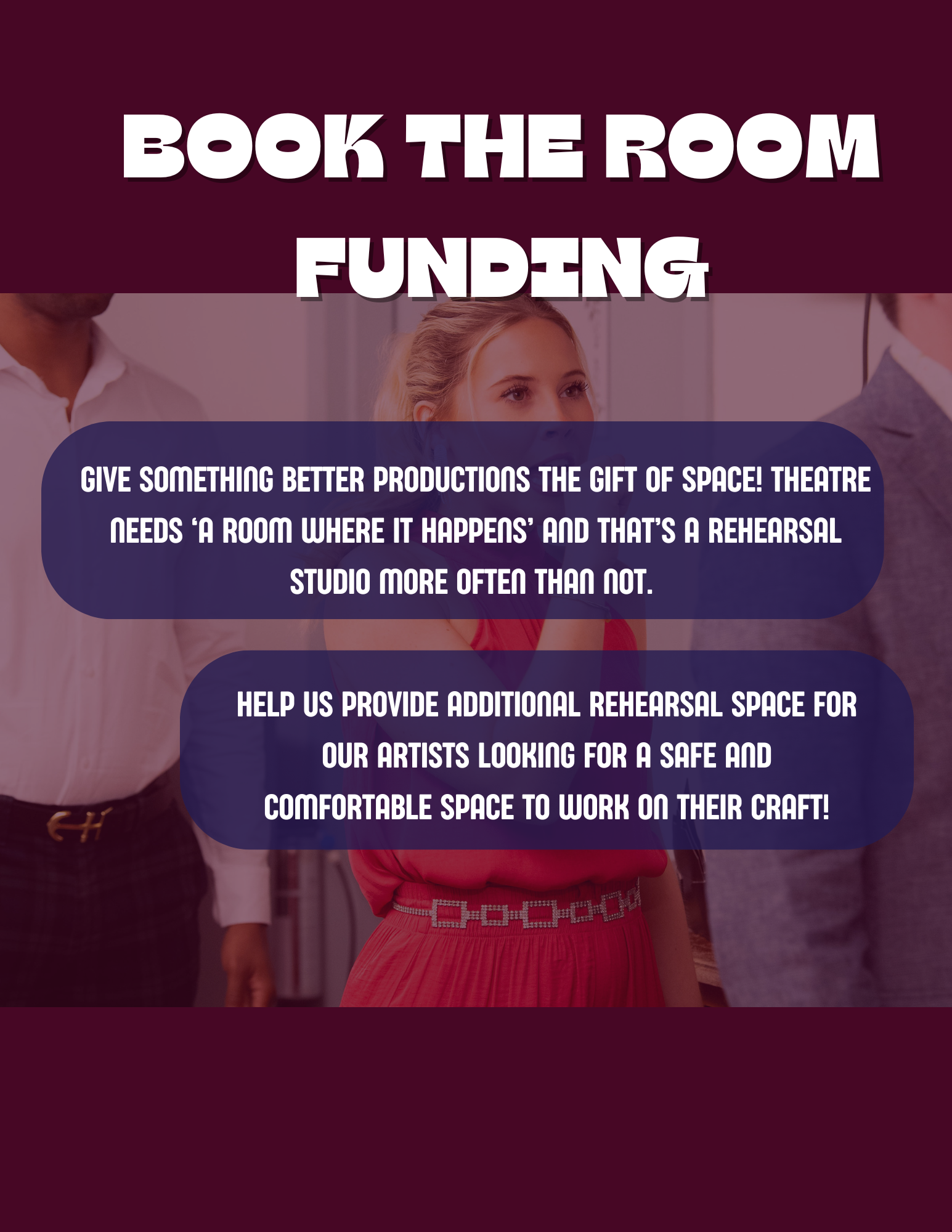Book the Room- Rehearsal Space Fund