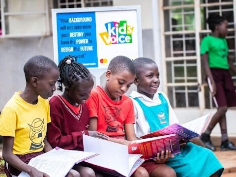 We create brighter futures for our children by giving them #Education #Learn, #StayInSchool&nbsp; #StayFocused @Rehmah1, @KidsVoiceGlobal in partnership with @mastercardfoundation