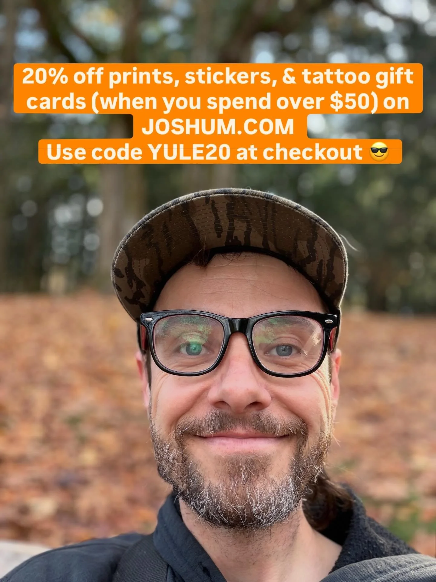 AYYY! It&rsquo;s been a hard year for tattooers and I could really use some support right now! I&rsquo;m having a sweet 20% off sale this week on my website (JOSHUM.COM use code YULE20 at checkout). I&rsquo;ve put up a bunch of stickers and prints on