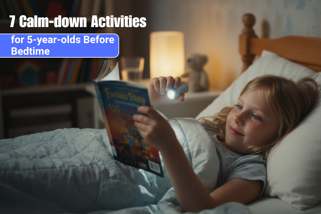 7 Calm down Activities for 5 Year Olds Before Bedtime