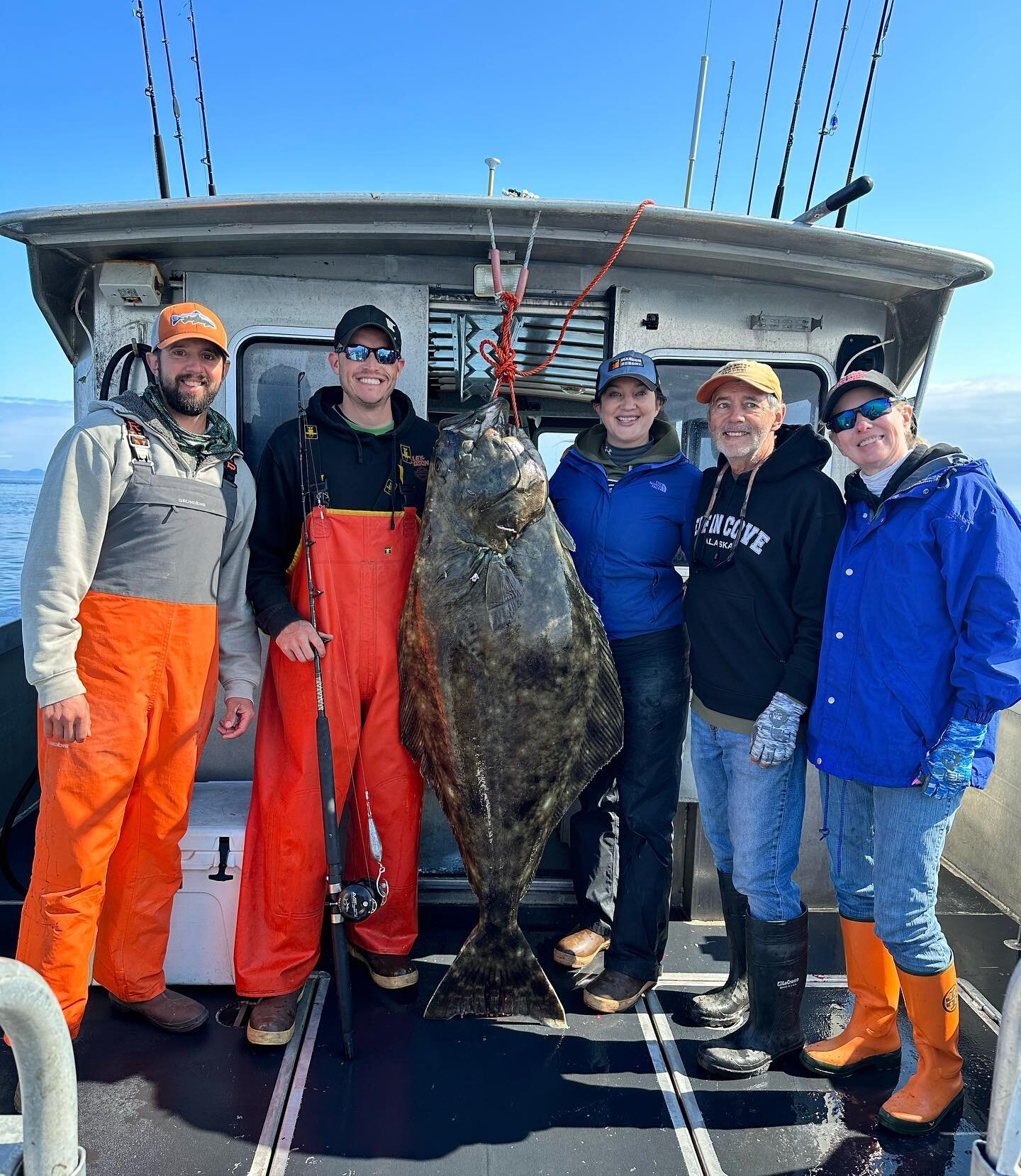 A big SEA of memories made with an incredible family! Reeling in not just a big halibut, but also unforgettable moments together. Here's to fun fishing in the moment as well as making memories that'll last a lifetime! We're thrilled to have been part