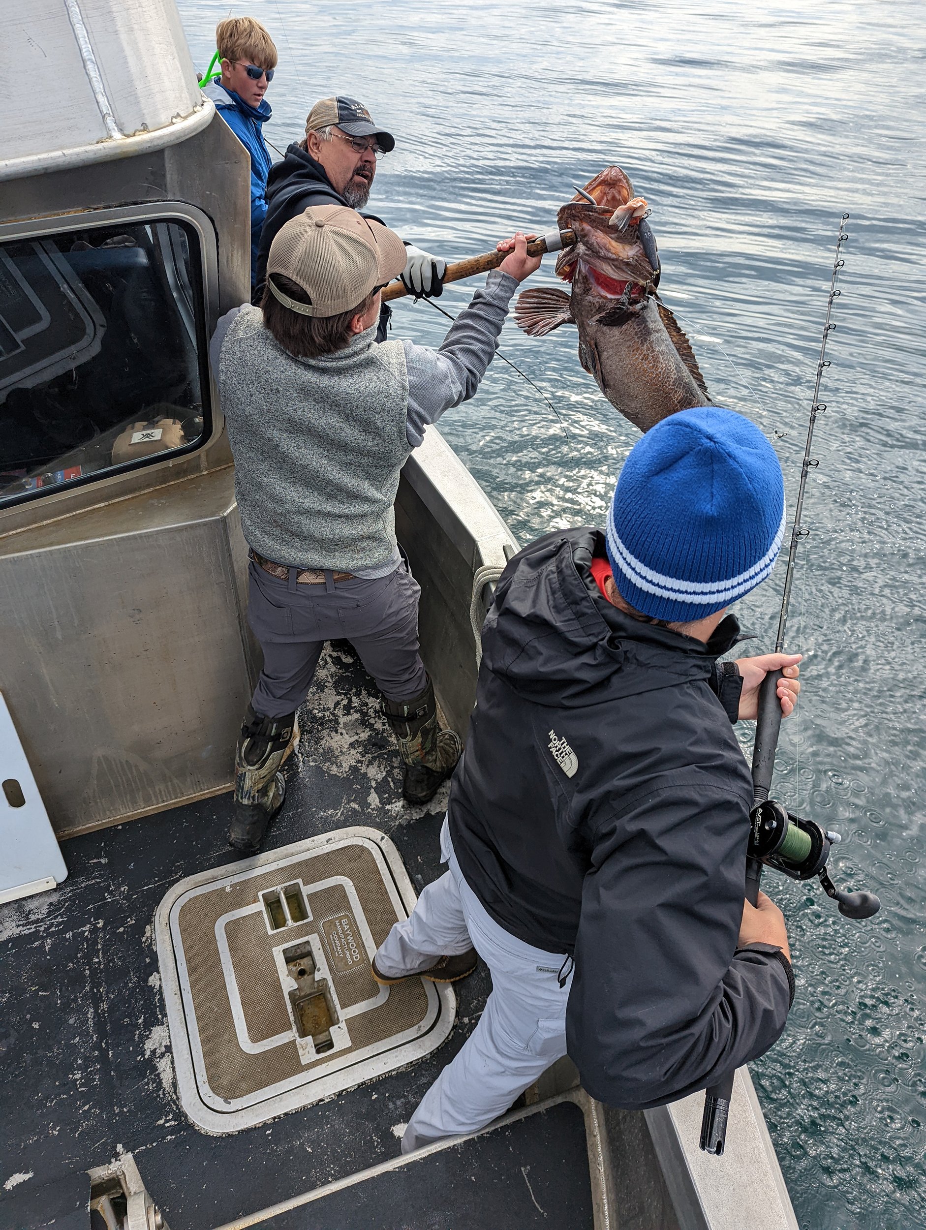 Fishing for lingcod