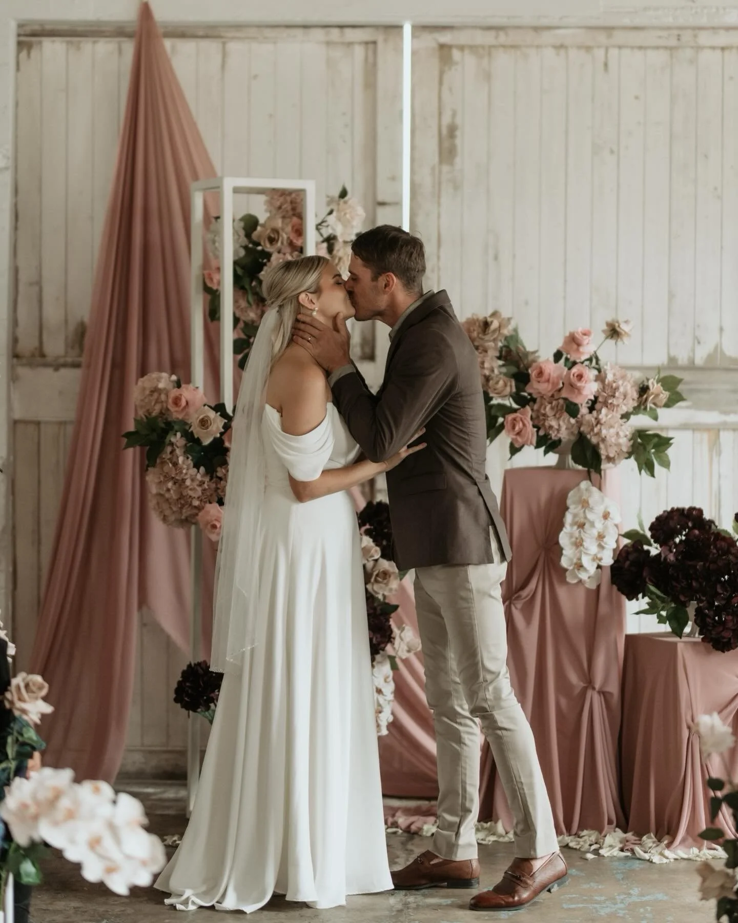 Abbie &amp; Steven &hearts;️ Valentine&rsquo;s Day will always mean a little more now, not just a celebration of love, but the day they began their next chapter as husband and wife.

Photography: @studio67__ 
Celebrant: @honeycelebrants 
Cake: @sweet