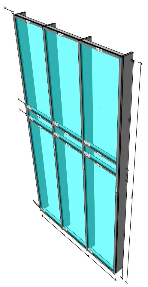 23' Aluprof Aluminum Curtain Wall System