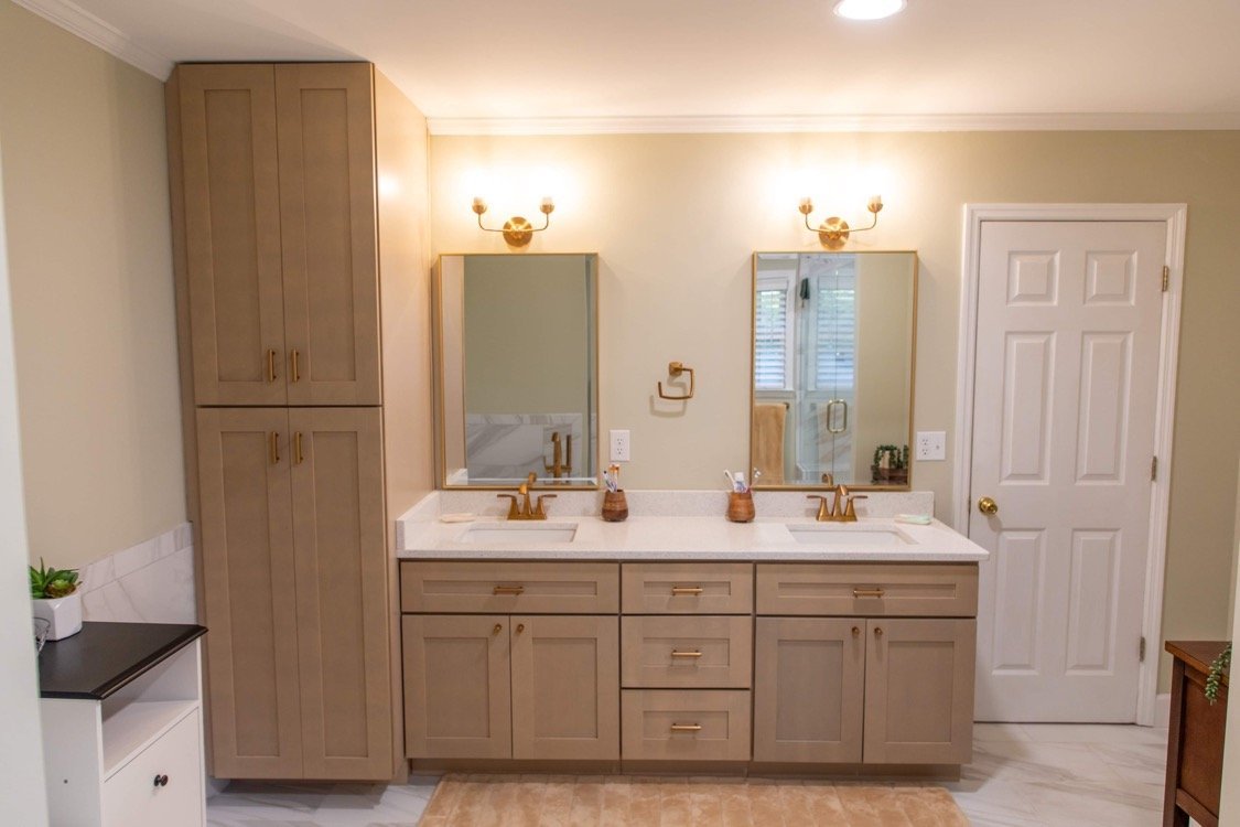 Custom bathroom lighting