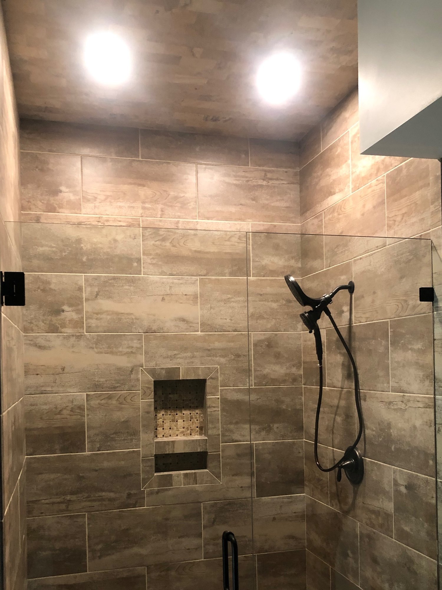 Custom shower lighting
