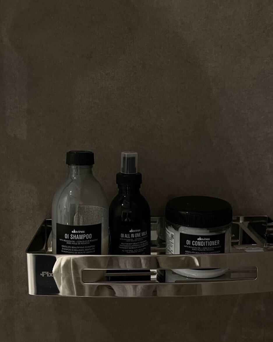 aesthetic in your shower&hellip; even more aesthetic in your hair. 

we are so in love with all of the Davines products. if you have not given them a try yet, we are about to change your life. 

good ingredients. great results. 

stop by for good hai