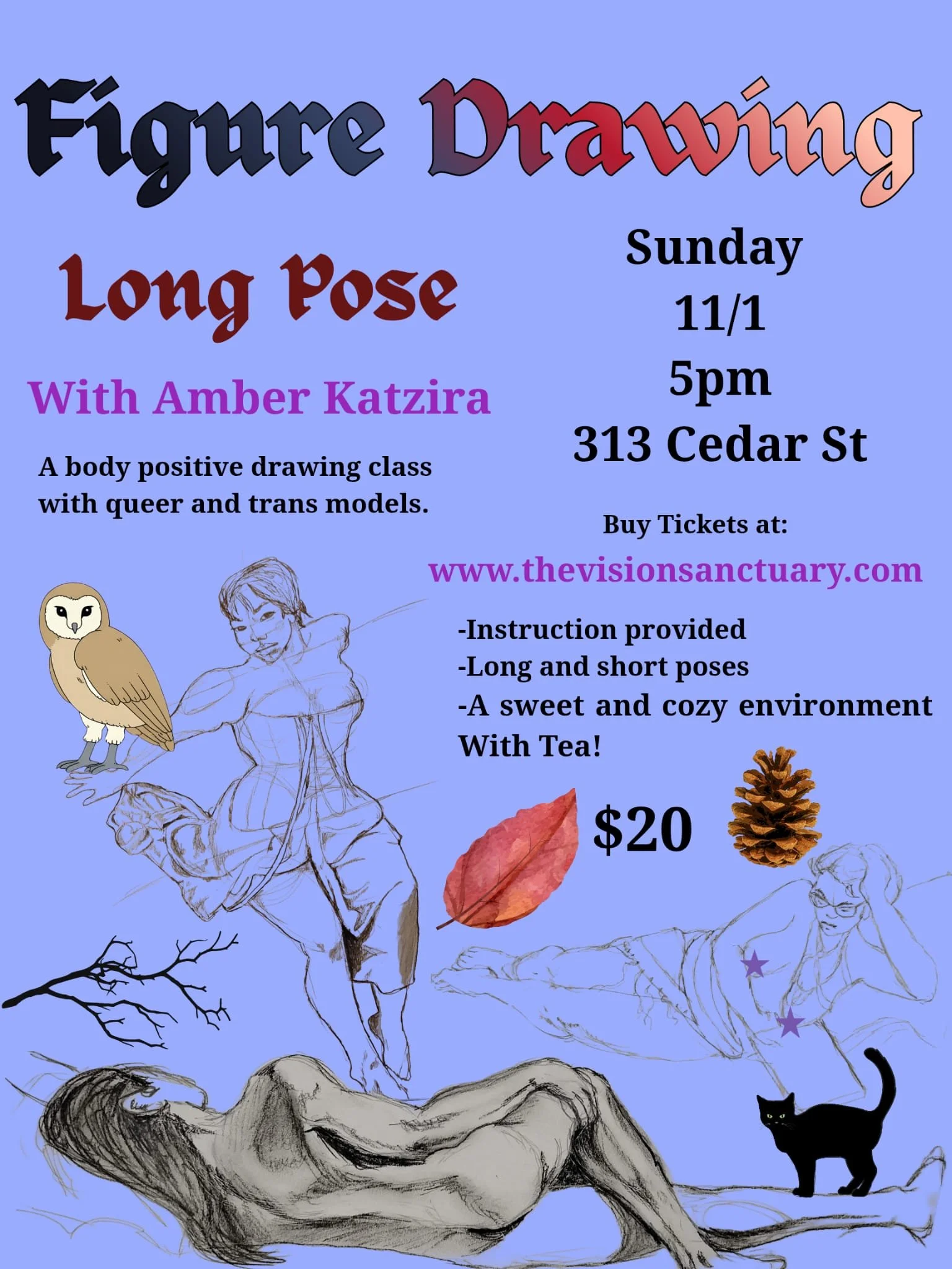 Long Pose Figure Drawing