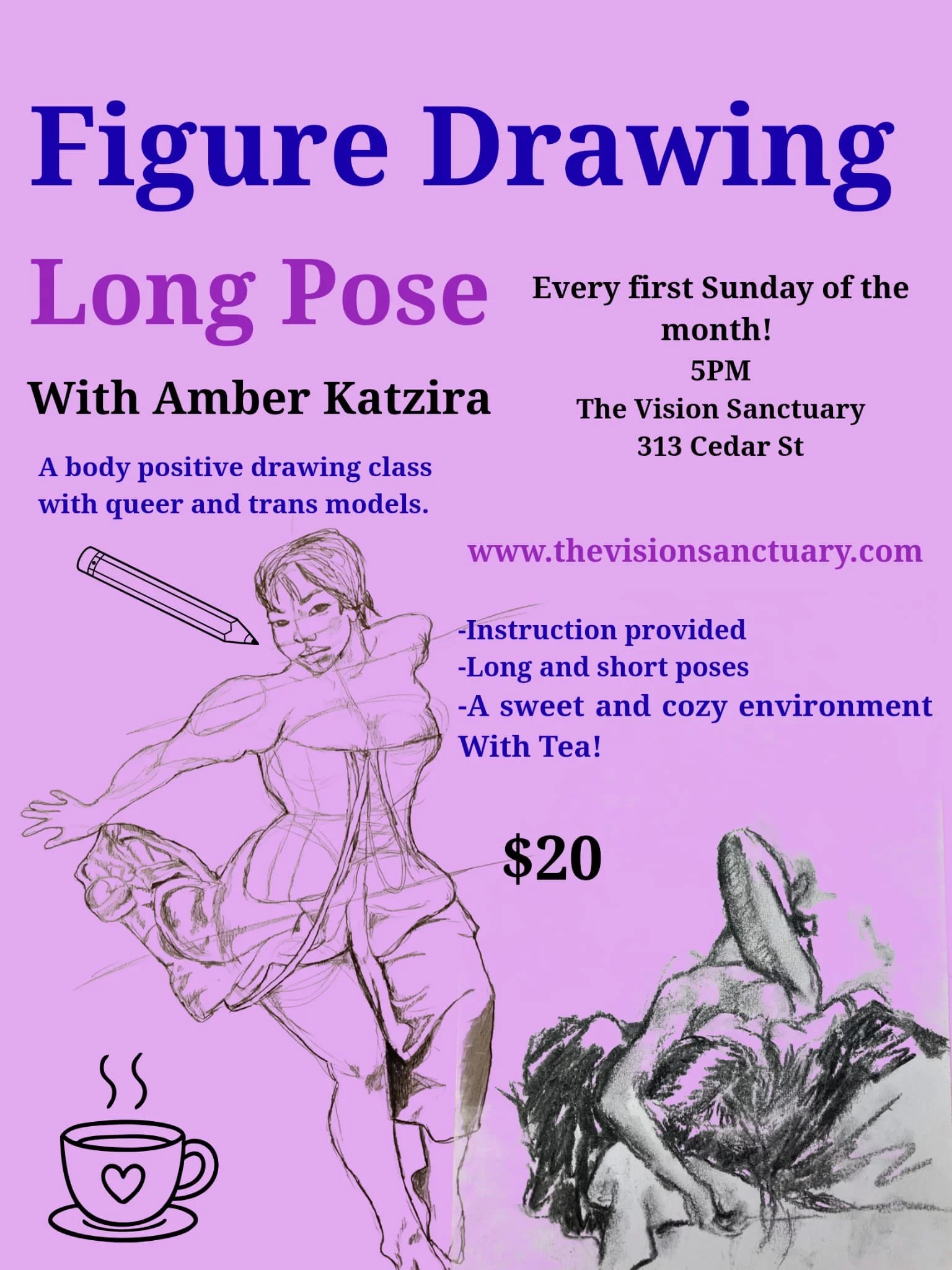Long Pose Figure Drawing