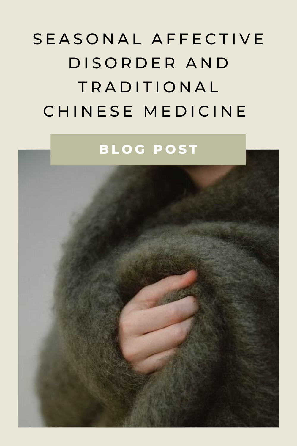 Seasonal affective disorder warm green jacket