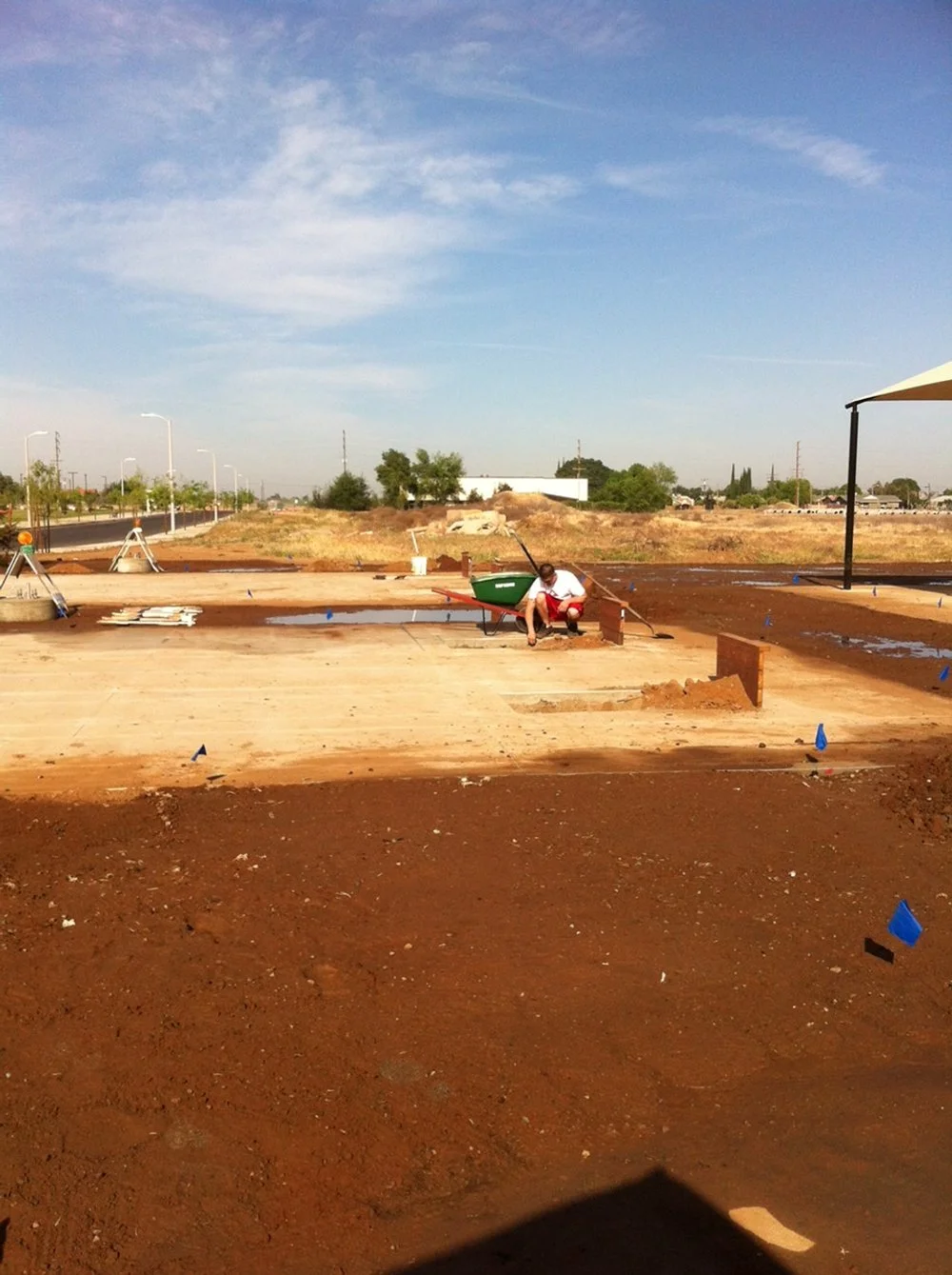 LIndsay CA, Frank Arroyo's son putting in the pits.