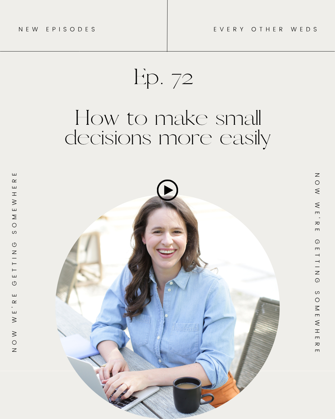 Episode 72: How to make small decisions more easily 