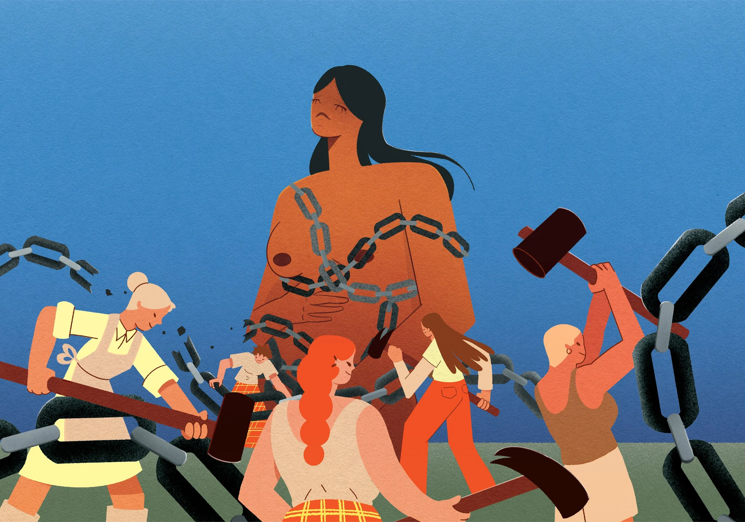 Selected Editorial Illustrations for L- MAG