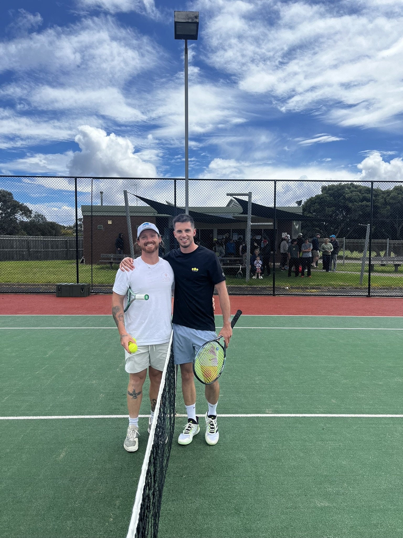 Jackson Varney and Tom Cullens played off to determine the winner of the Surf Coast AO 1-point slam qualifier