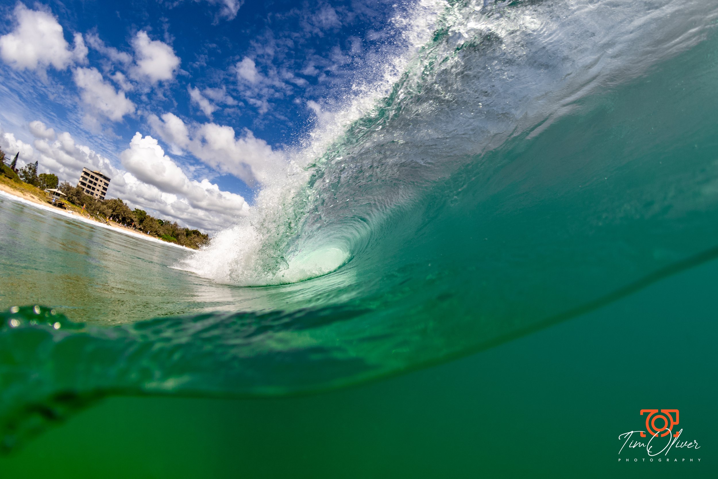 wave, surf, beach, blue