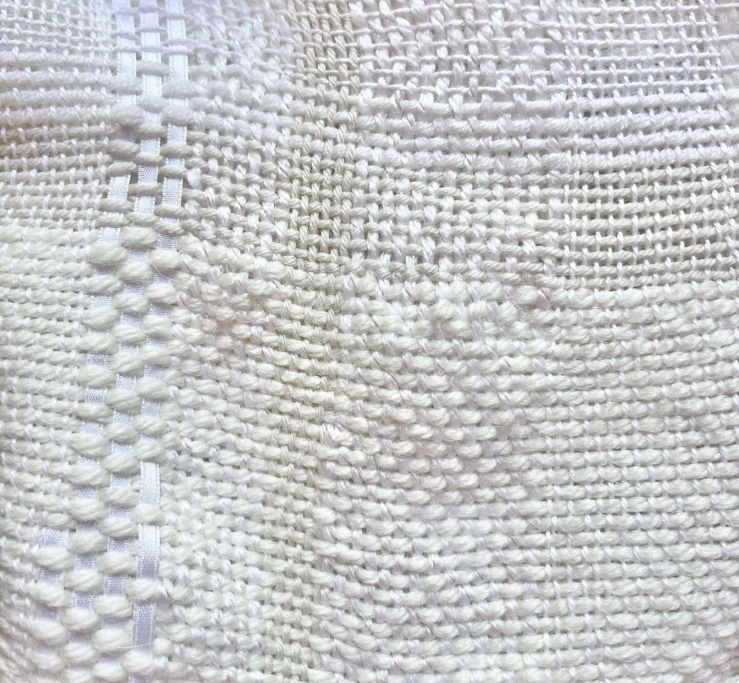 Hand woven whites and creams, employing traditional modes of making 

Wool sponsored by AWET