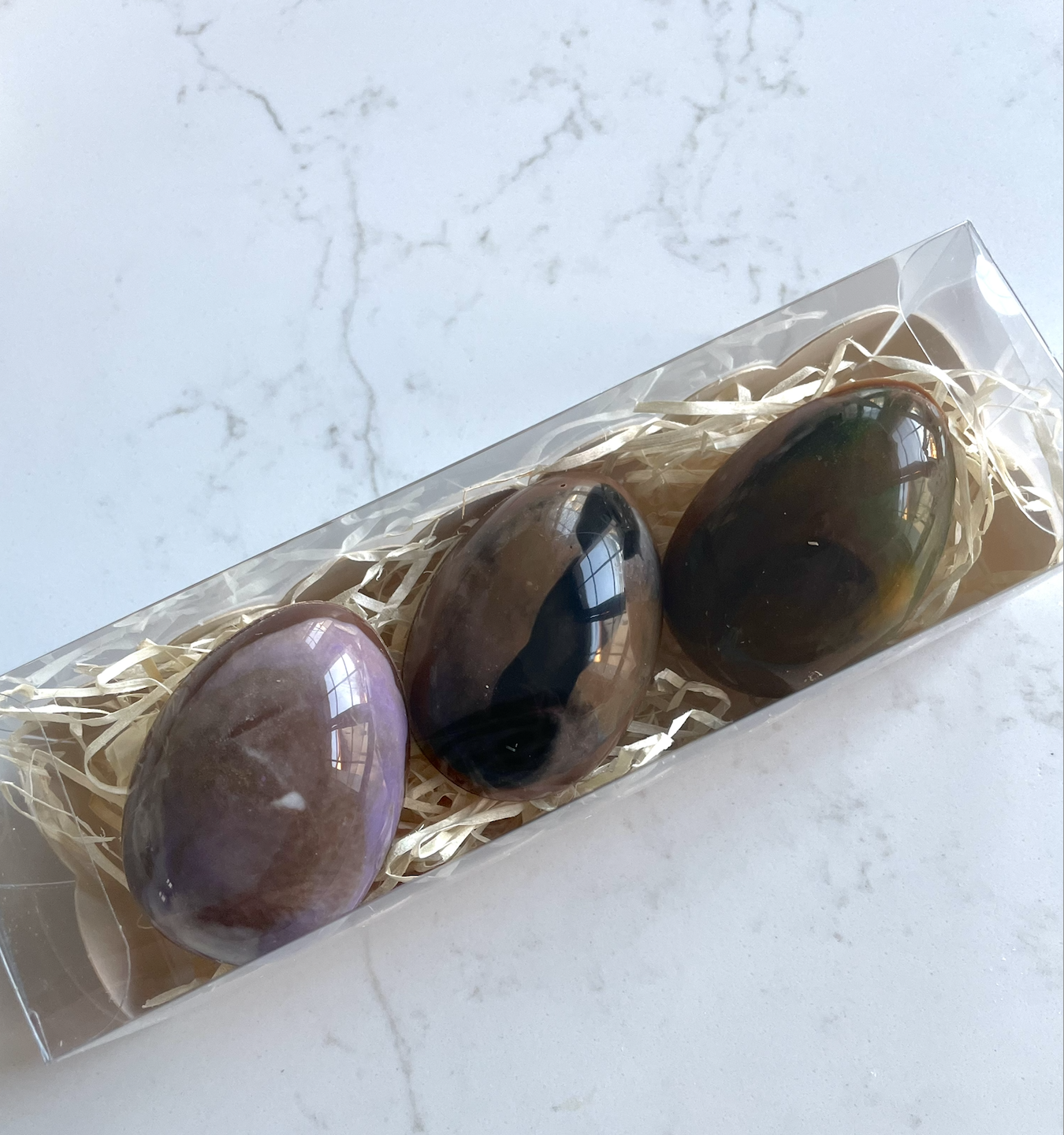 Coffret demi oeufs de Pâques