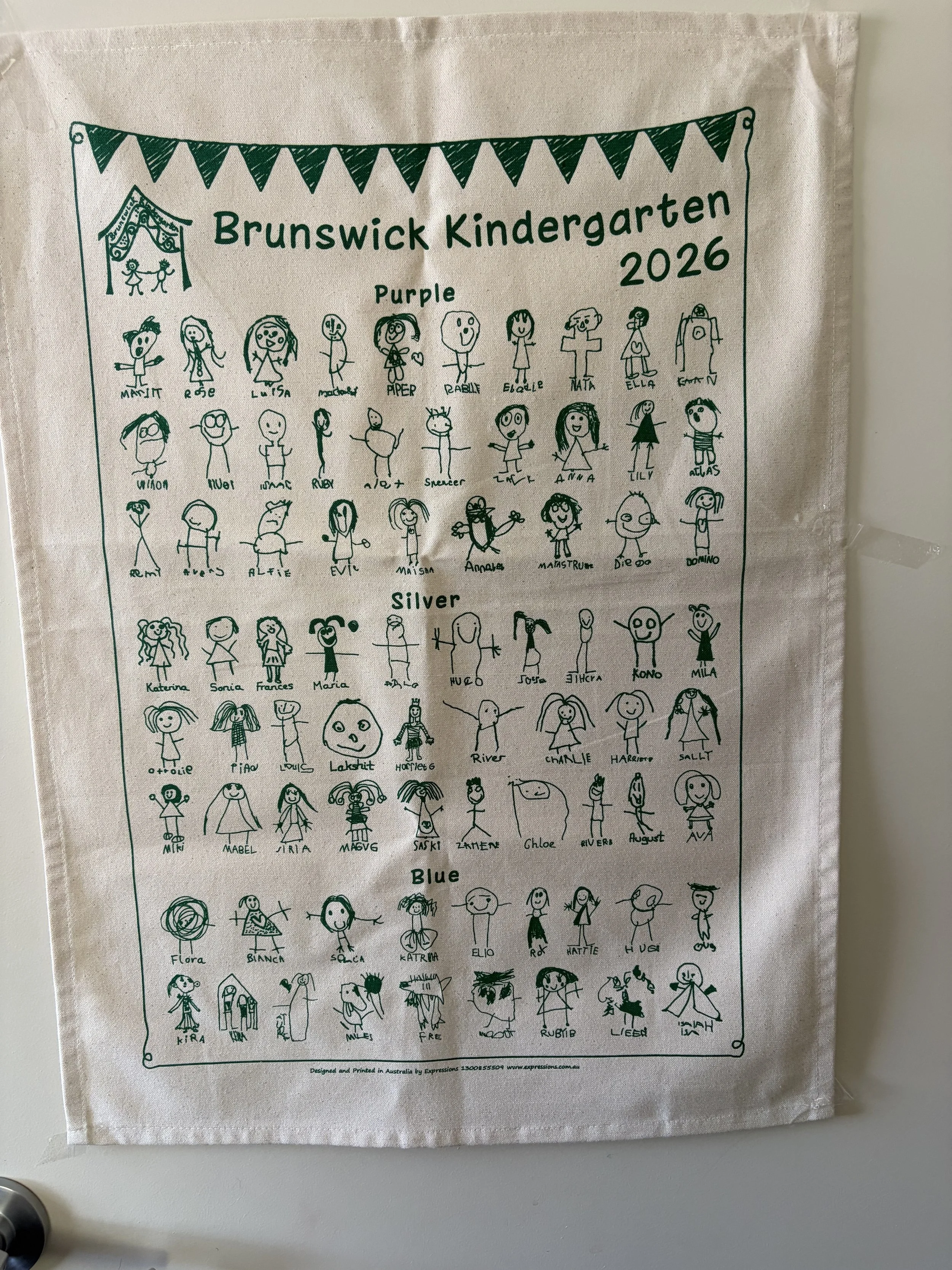 4-year-old group tea towels – double bundle