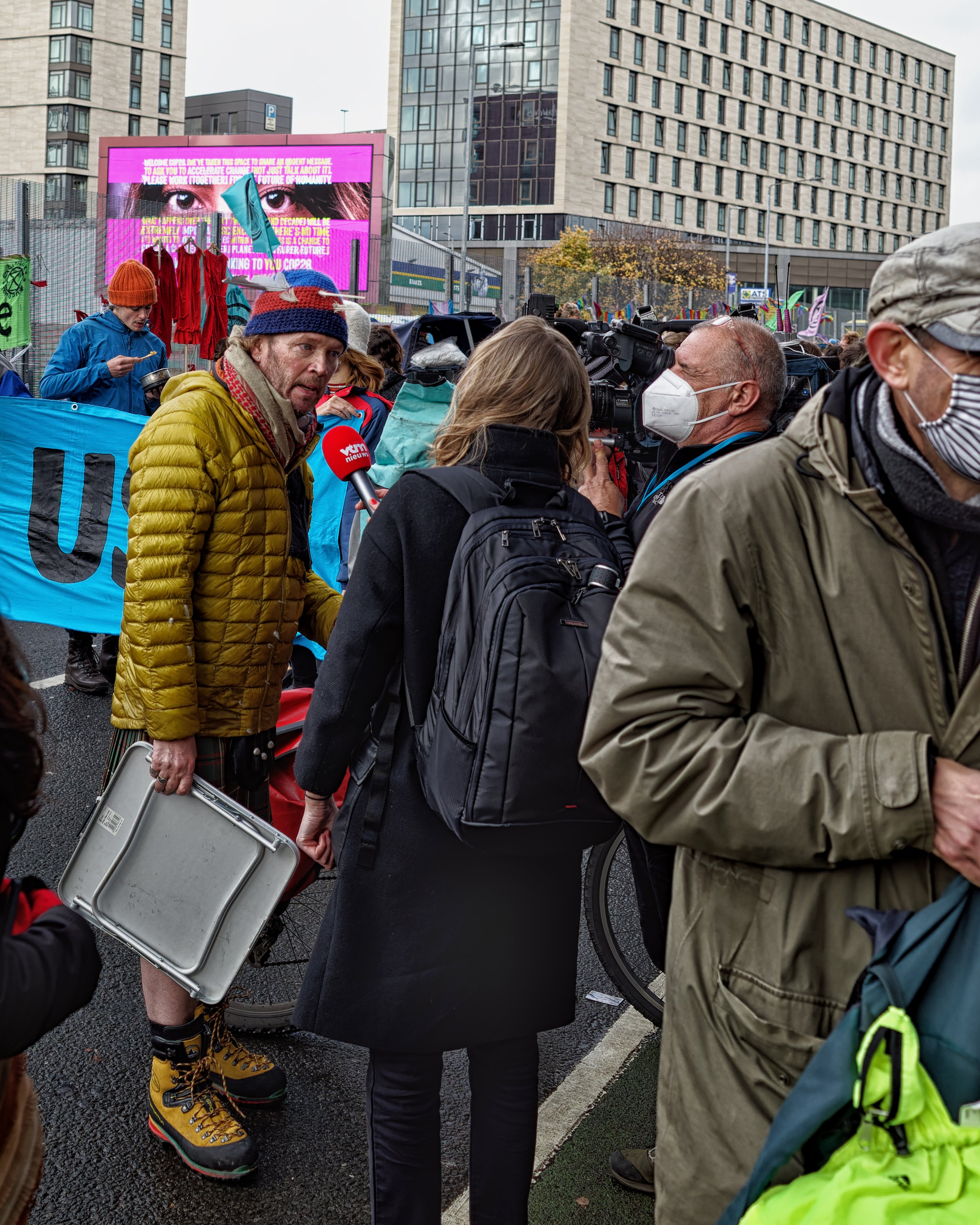 11 - COP26 Climate Action and Extinction Rebellion protest, Glasgow.