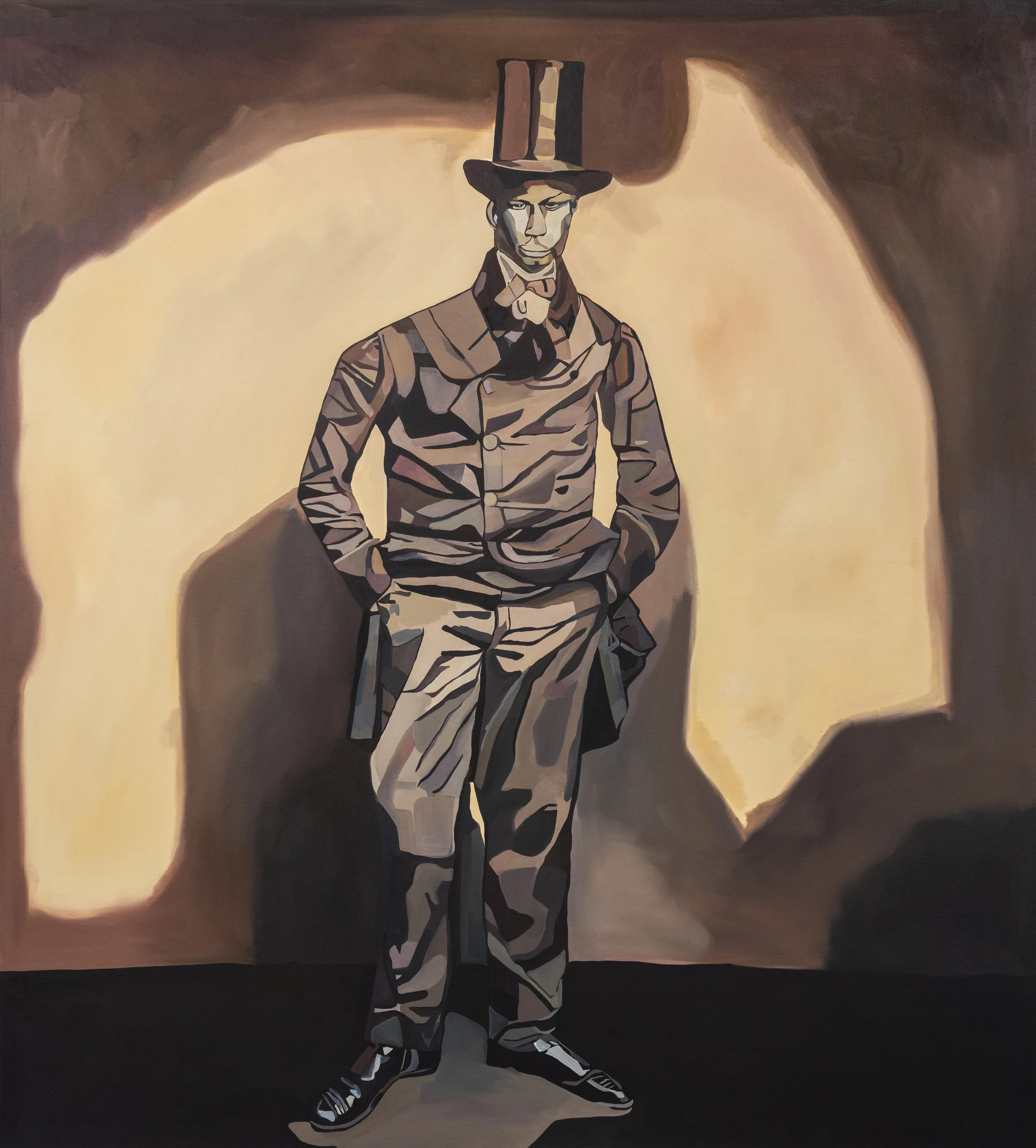 Gentleman in Top Hat, 2020
oil on canvas, 200 x 180cm