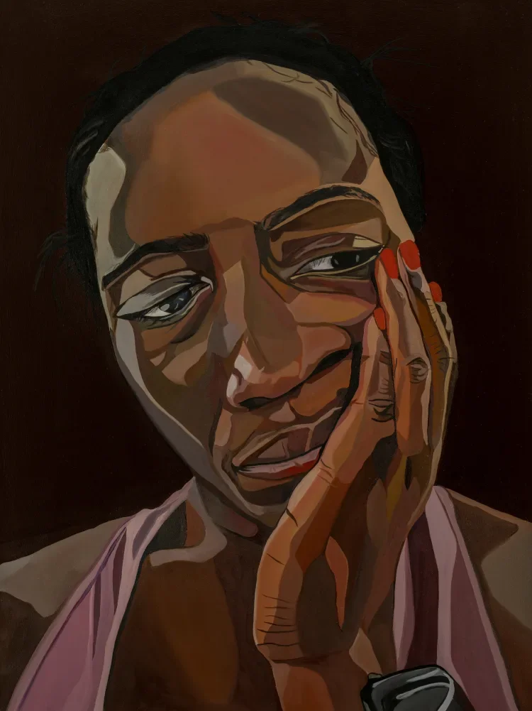 Self-Portrait (Pensive), 2023
oil on canvas, 80 x 60cm
