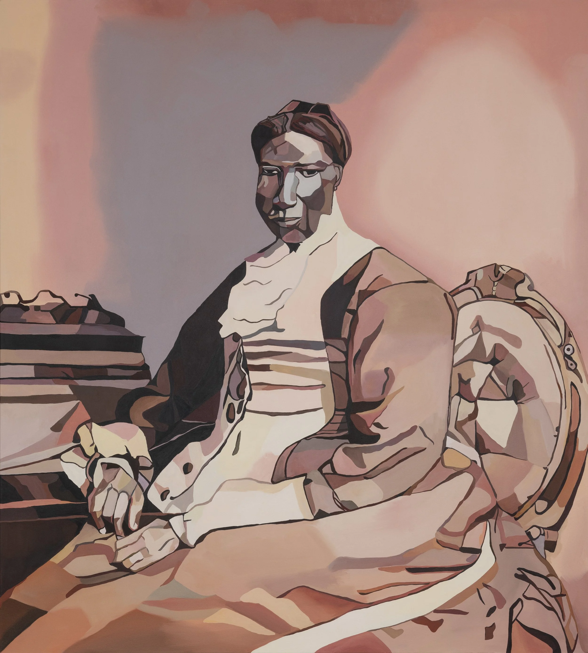 Feeling Peachy, 2021
oil on canvas, 200 x 180cm