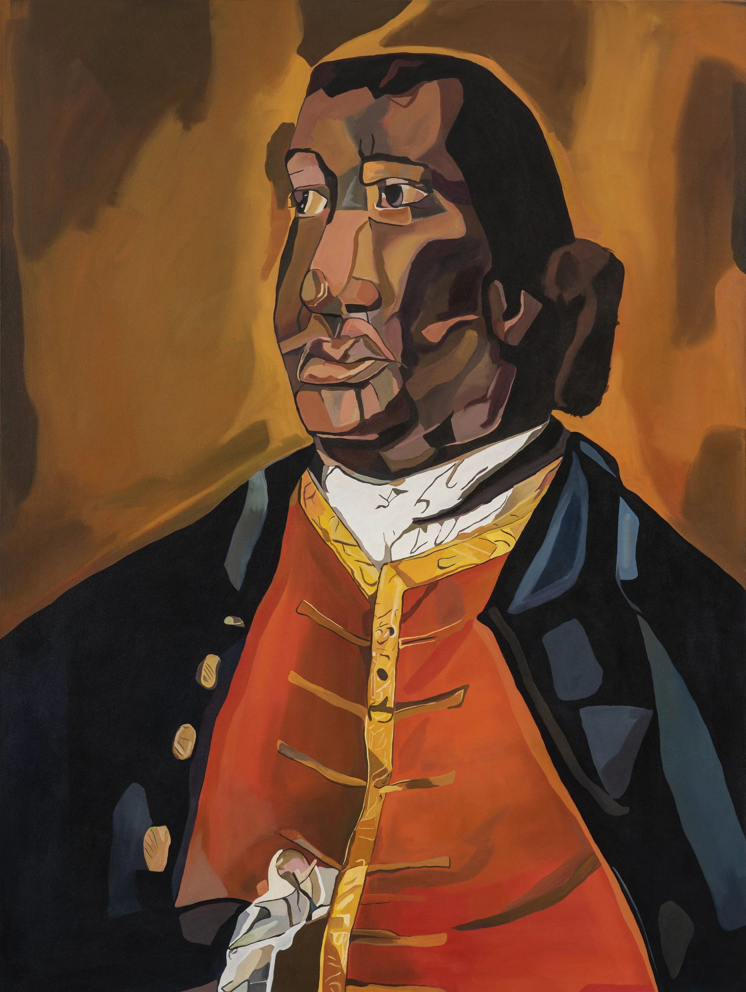 Ignatius Sancho, 2022
oil on canvas, 200 x 150cm