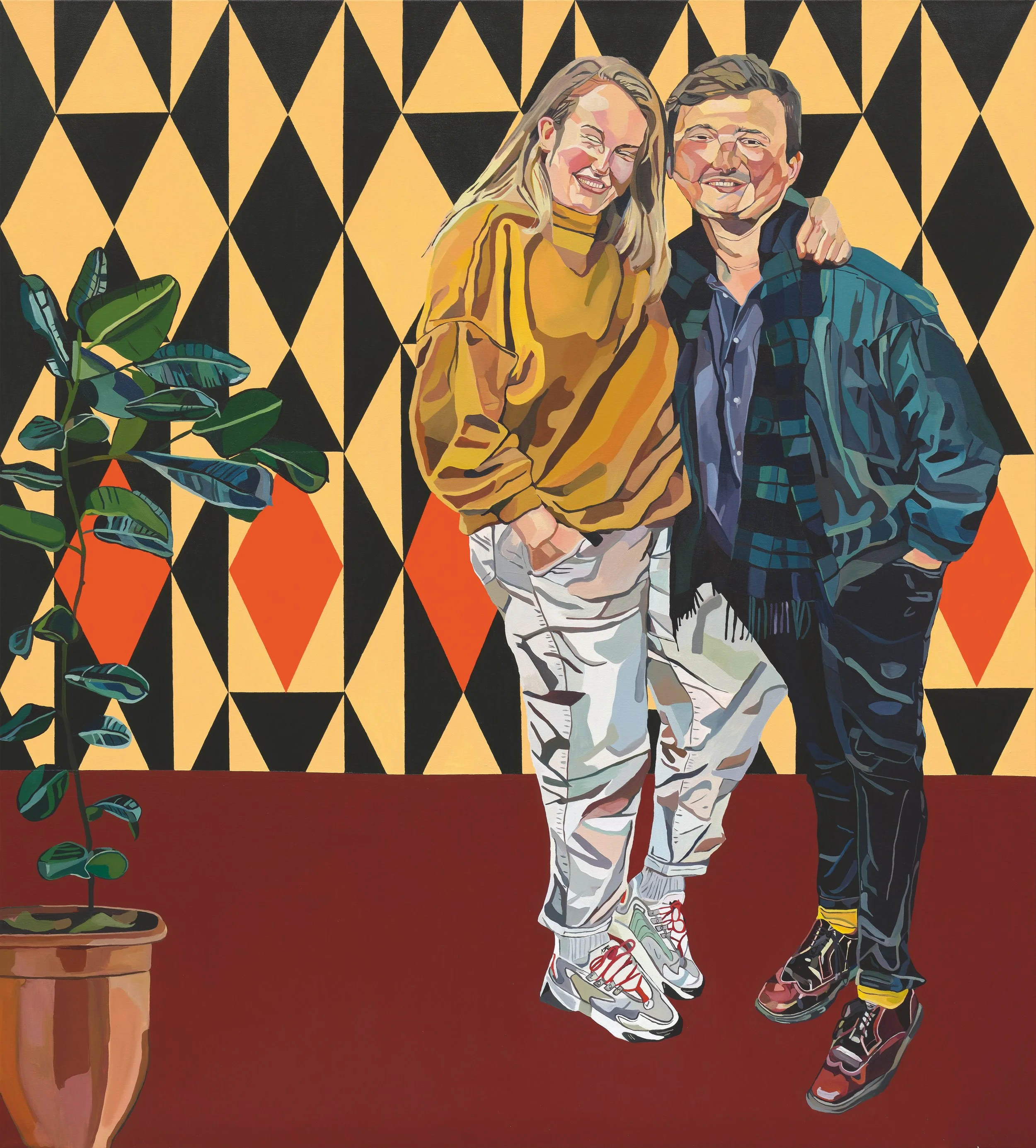 Jenny and Louis, 2020
oil on canvas, 200 x 180cm