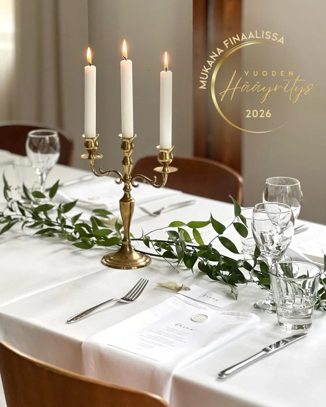 Epaalan Anselmi on mukana Vuoden H&auml;&auml;yritys 2026 -kilpailun finaalissa ✨ 

&Auml;&auml;nestysaikaa on viel&auml; 31.12.2025 asti

Oletko ollut tyytyv&auml;inen juhlatiloihimme, tarjoiluihin ja meilt&auml; saamaasi palveluun? Tai oletko saanu