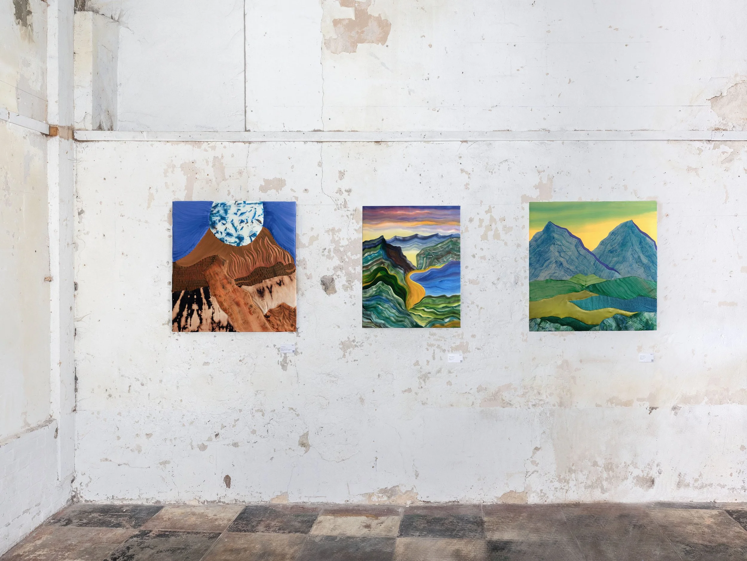 Vue de l'exposition La vie des formes, Galerie de L'Atelier Lardeur, 2025, Paris 