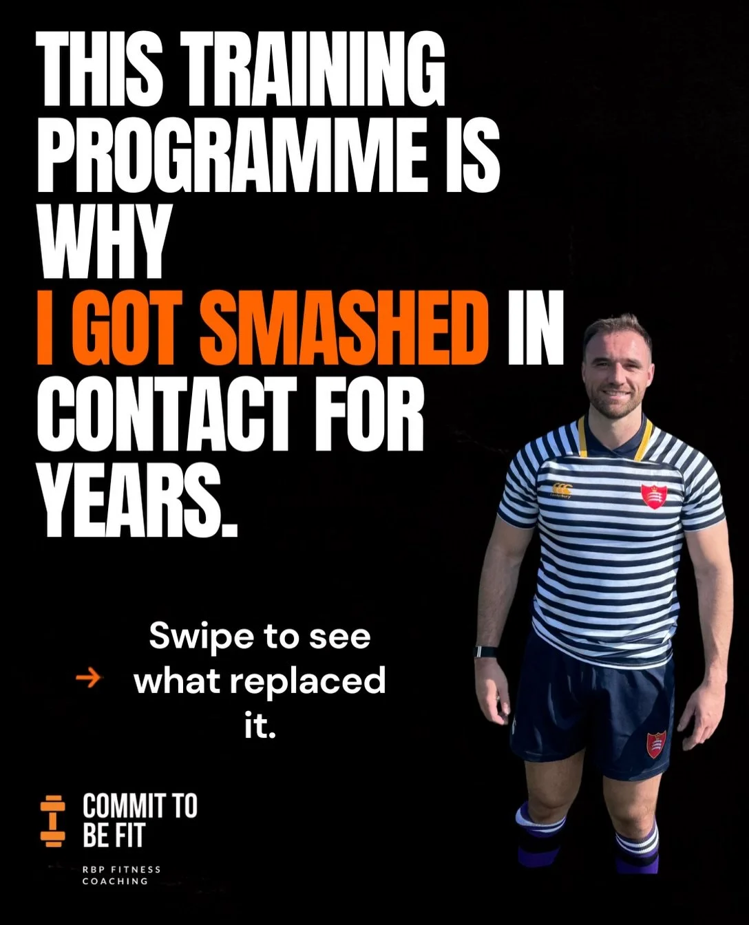 Back in the day I trained the way most rugby lads do

I copied whatever split was doing the rounds, no real link to what was happening on a Saturday.  Then wondered why the numbers barely shifted month to month and my on field performance sucked. 
No