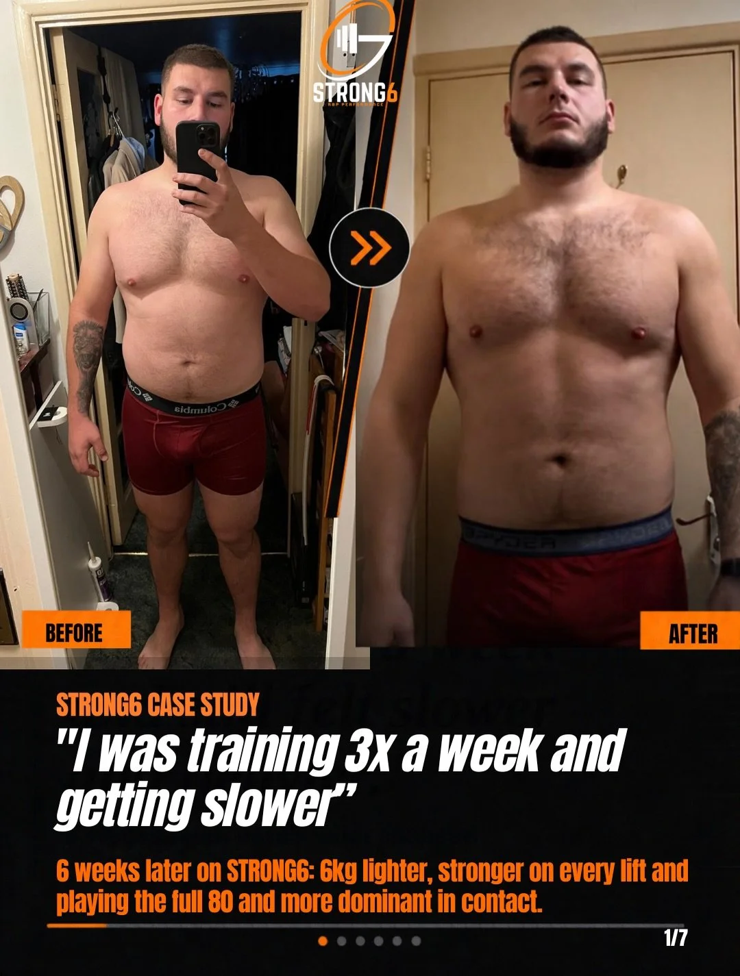 Do you ever feel like your body composition is spiralling out of control?

Or maybe it&rsquo;s slowly getting worse and you&rsquo;re doing your best to ignore it.

But deep down, you know it&rsquo;s happening.

Imagine letting yourself get over 8-10k