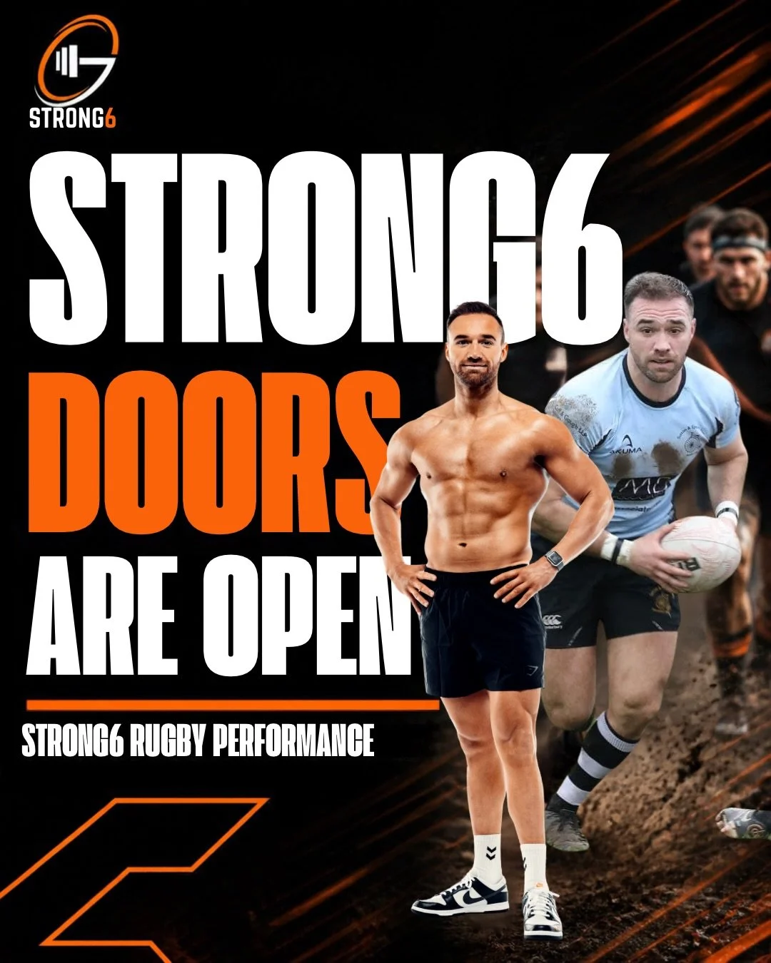 STRONG6 DOORS ARE OPEN! 🔥

20+ spaces are about to go.

&pound;99 for 6 weeks of becoming the best rugby athlete 

Go check your emails now! 🔥