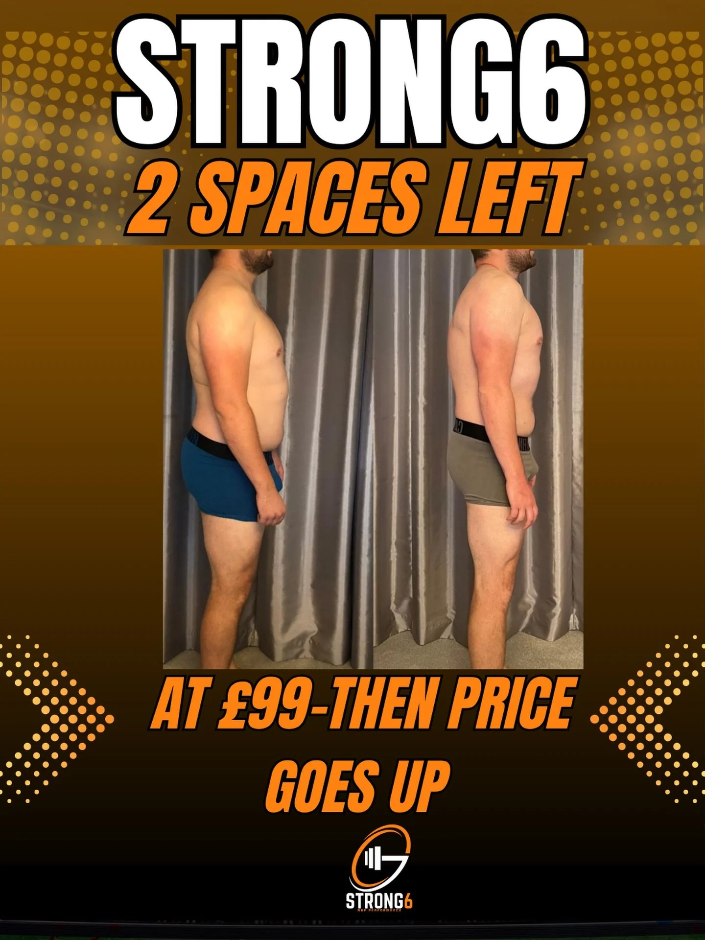 Before STRONG6 Richard was where a lot of you are right now

He was training hard enough to tell his mates he&rsquo;s putting the work in 

but knowing full well the mirror and the pitch were saying something different.

I know that feeling because I