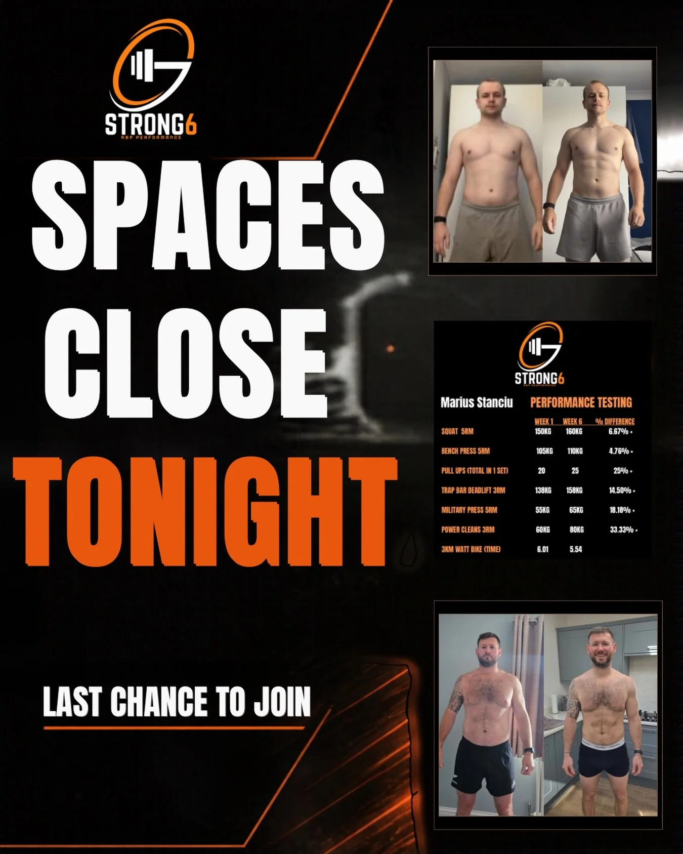 STRONG6 DOORS CLOSE TODAY! 🔥

20+ spaces will go

&pound;99 for 6 weeks of becoming the best rugby athlete

Comment STRONG6 and I&rsquo;ll send you the info🔥