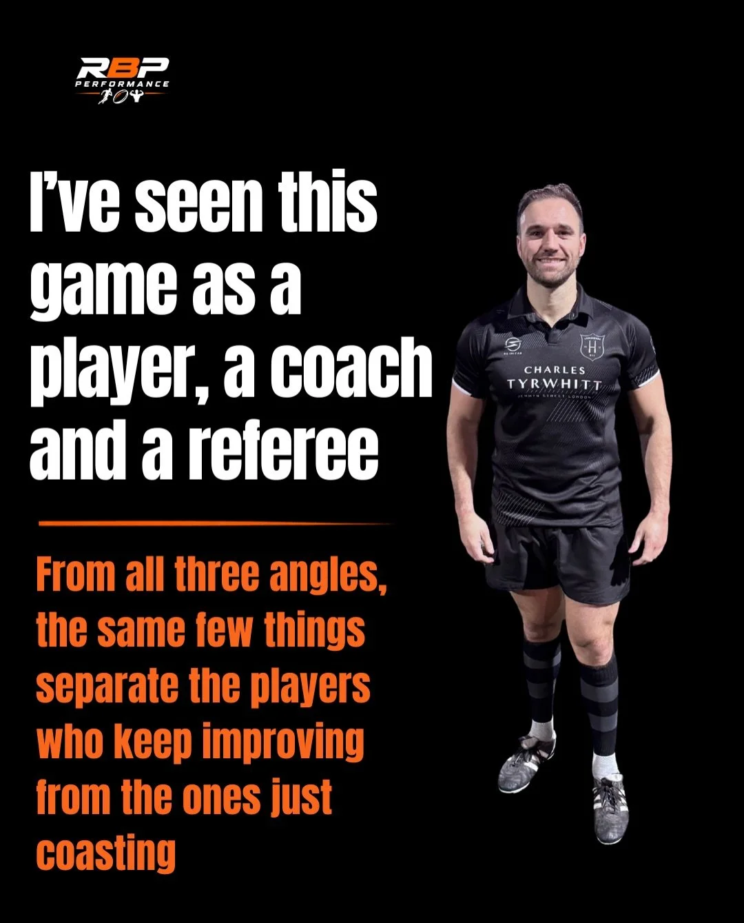 Saturday at 3pm you feel like a player again, and by the 60th minute you&rsquo;re hanging off the back of the ruck hoping nobody&rsquo;s noticed.

Then it&rsquo;s a few pints after, a heavy Sunday, and Monday you&rsquo;re back in the gym running the 