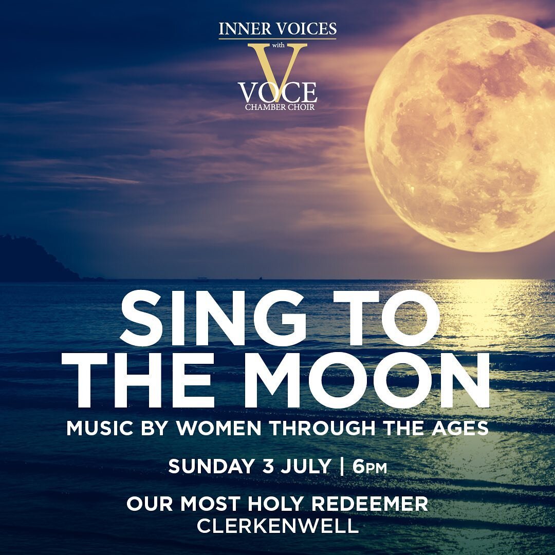 Join Voce Chamber Choir and @innervoicesyouthchoir on the 3rd July as we perform a stunning selection of choral music by women through the ages. 

We will be performing pieces by inspiring female composers including Clara Schumann, Lili Boulanger, @r