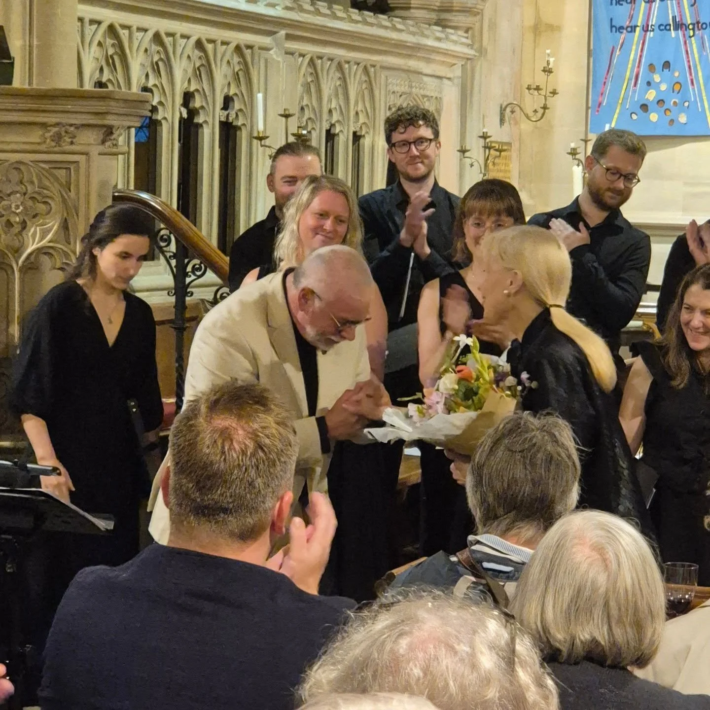 A magical evening was had in Timsbury last night performing to a standing room only audience at St Mary's. 

Sincere thanks to the Rev Martin Blewett for hosting us in your beautiful space. Thanks also to all those who came to hear us share some of t