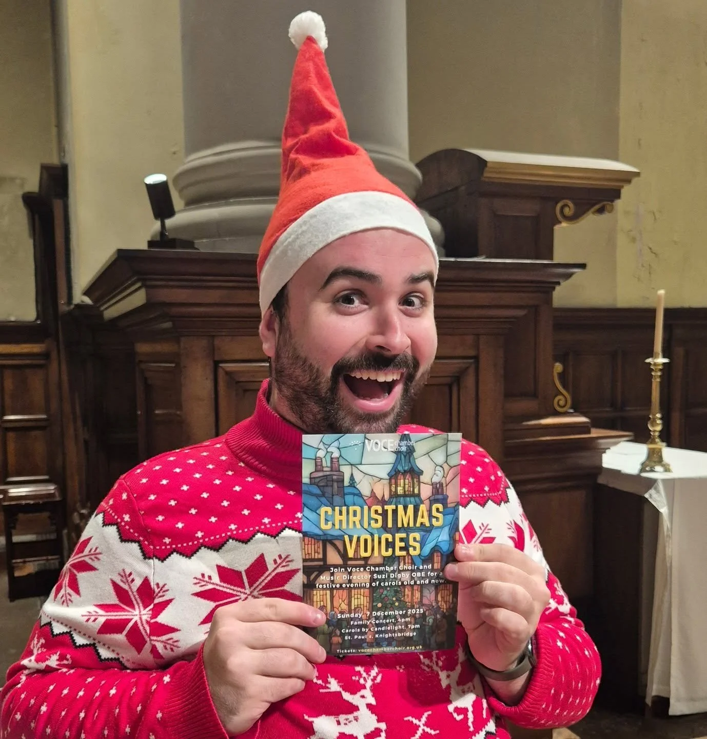 Max is in the Christmas spirit already at our rehearsal this evening.

Be like Max.

Link to our Christmas concerts in our bio.

#nevertooearlyforachoir
#merrychristmas🎄