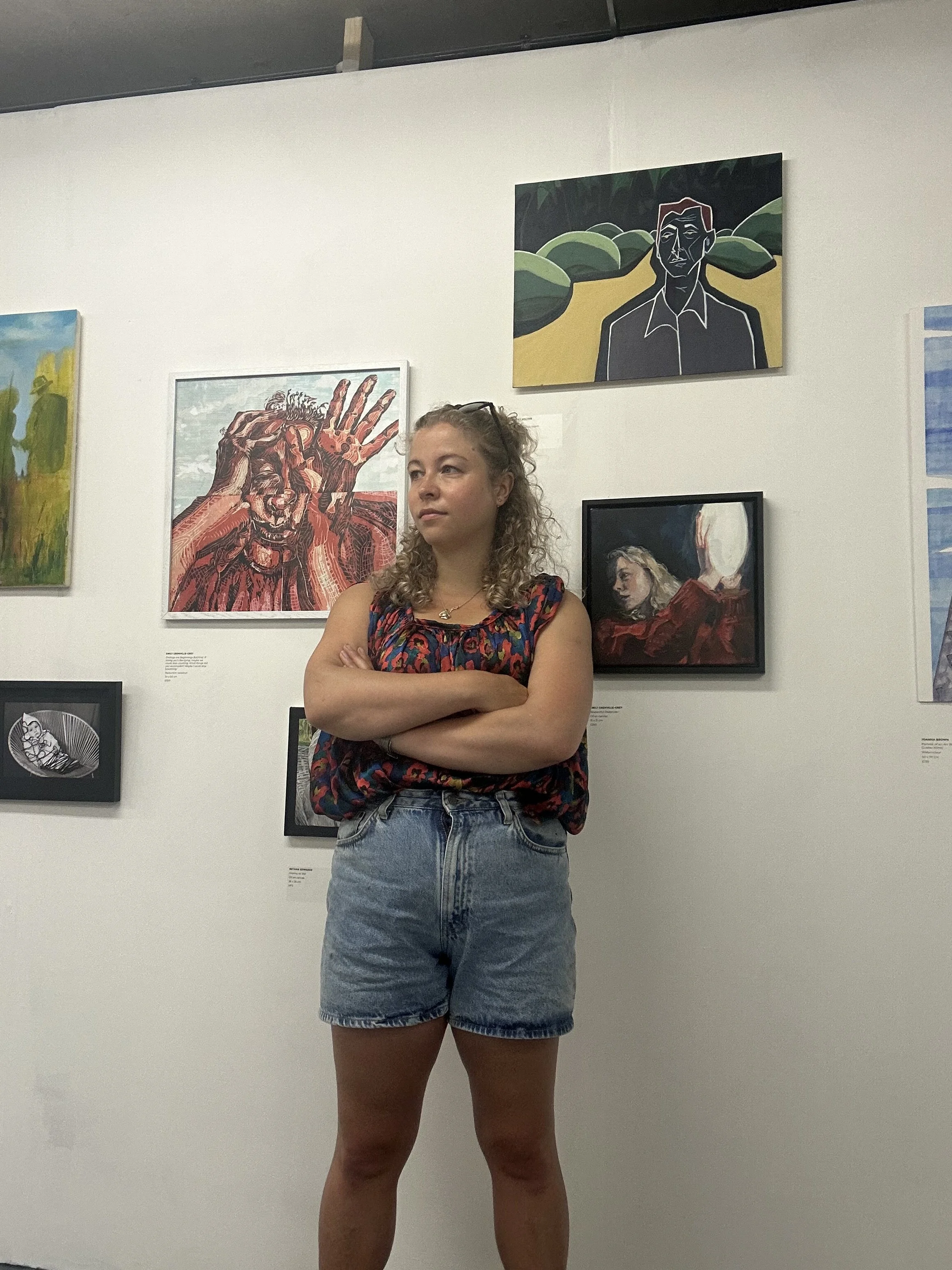 Exhibited as part of 'The Certificate' graduation show at The Art Academy in July 2023
