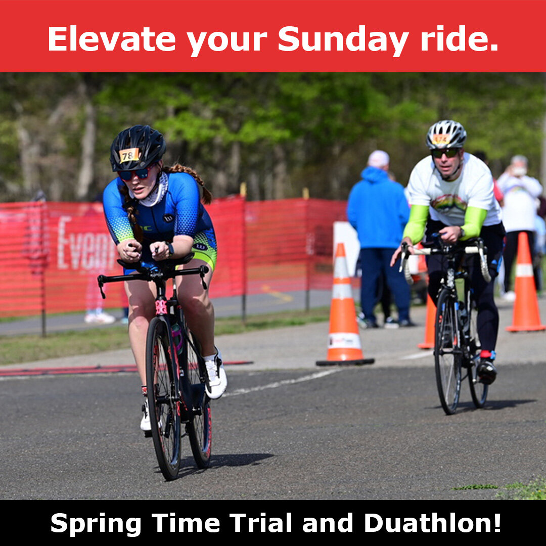 EventPower's Spring Time Trial and Duathlon is a great opportunity to test your bike and run fitness early in the 2023 race season.

Complete the Run-Bike-Run as an individual, get a team together for a relay, or gather all of your Aero gear and put 