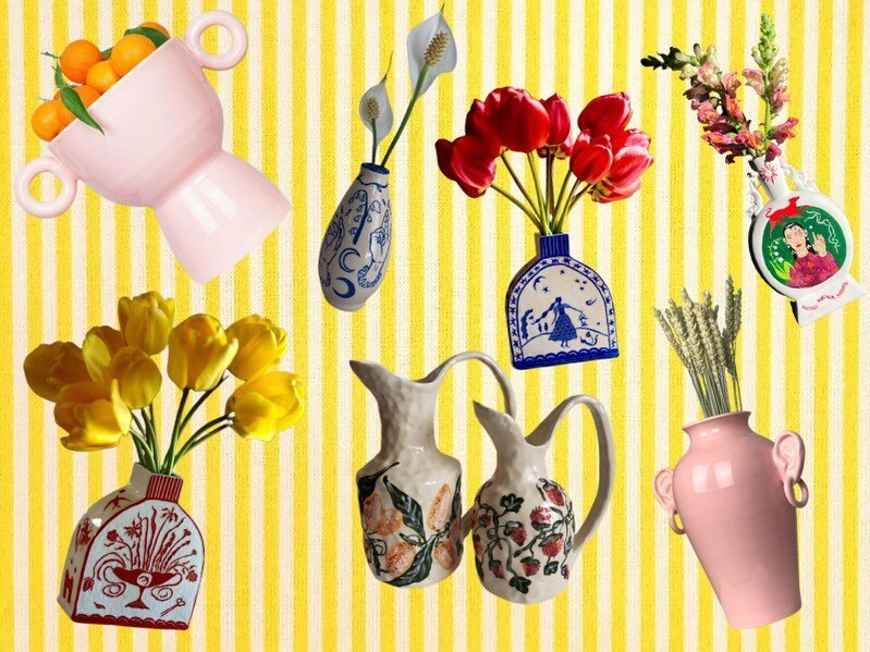 🌸Our latest article on the Sulis Studio  celebrates the bounty of Spring and delves into the world of decorative ceramics, designed with flowers in mind. 🌸
✨LINK IN BIO✨
Featuring the incredible work of
@francespalmer 
@lilyannaarmstrongart 
@julie